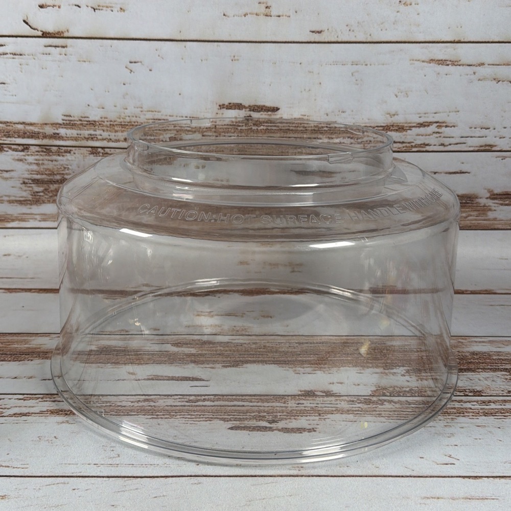 NuWave Pro Infrared Oven Clear Dome Plastic Cover Replacement Part Genuine